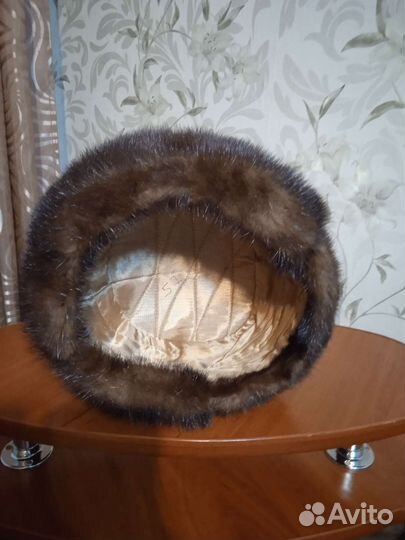 Норковая шапка мужская