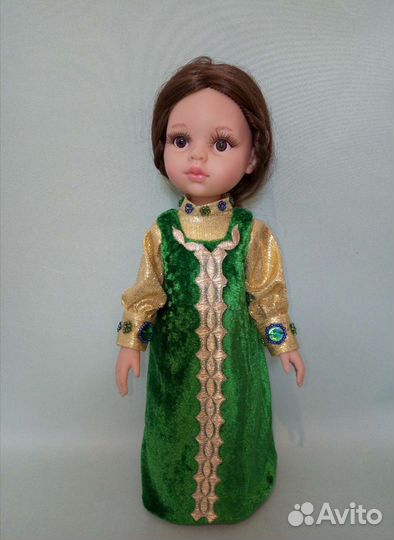 Русский народный костюм для куклы Паола Рейна
