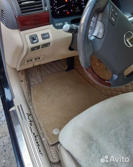 5D Ковры Lexus LS460 GS IS NX200 RX300 Бежевые