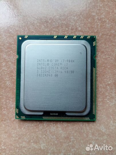 Intel Core i7-980X Extreme (LGA1366, 6 x 3333 мгц)