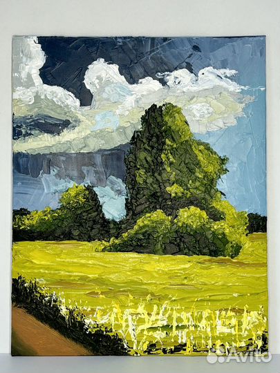 Картина маслом, холст 24х30 на картоне