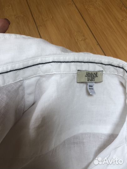 Рубашки оригинал Armani 12 м и 24 м