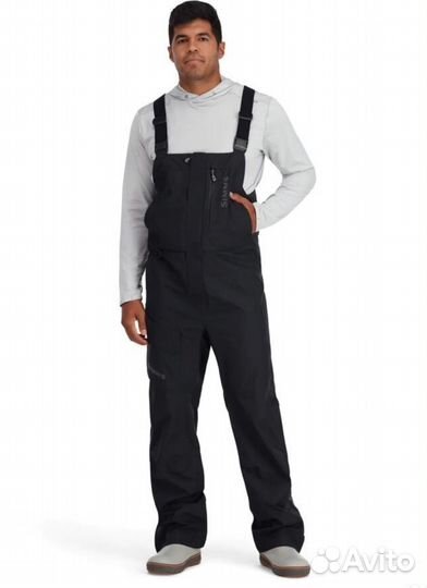Комбинезон Simms Challenger Bib 23 XL, черный