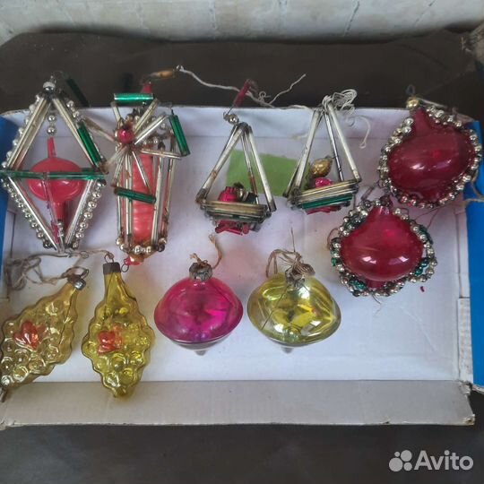 Елочные игрушки, Стеклярус