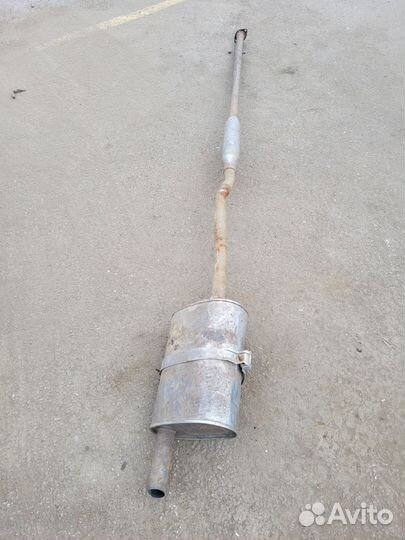 Глушитель в сборе на Toyota Ipsum