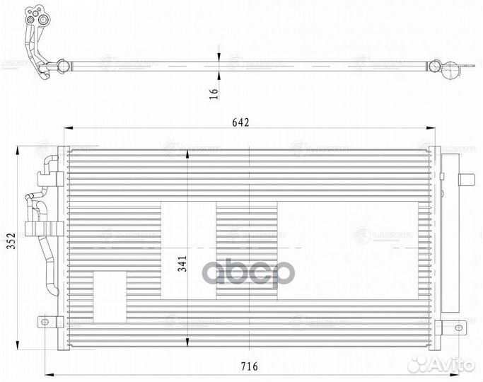 Радиатор кондиц. для а/м Geely Coolray (19) 1.5T