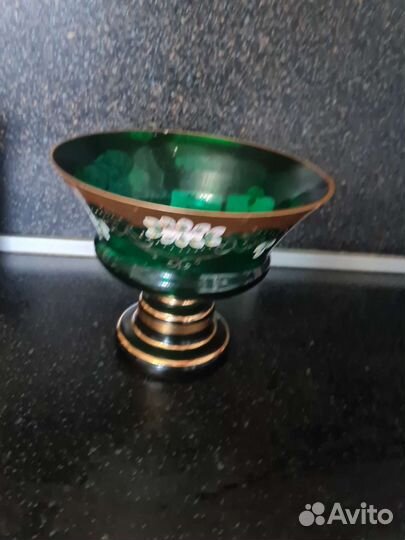 Ваза для фруктов богемия