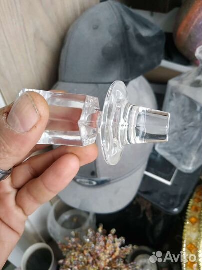 Бутылка хрустальная