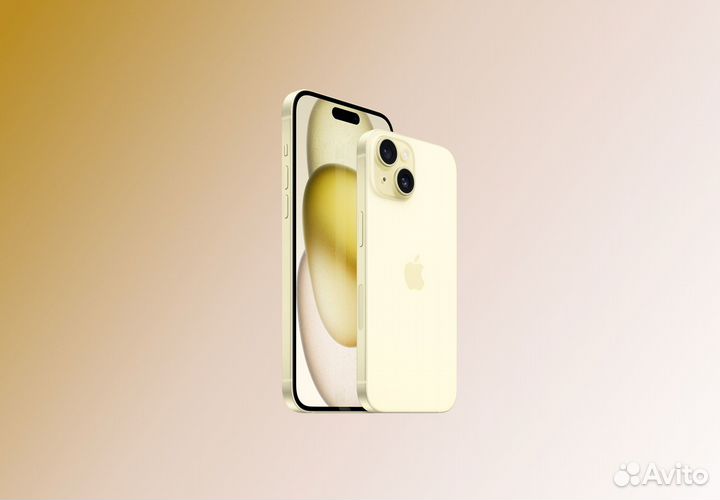 Телефон Apple iPhone 15 Plus 128Gb eSim (Yellow)