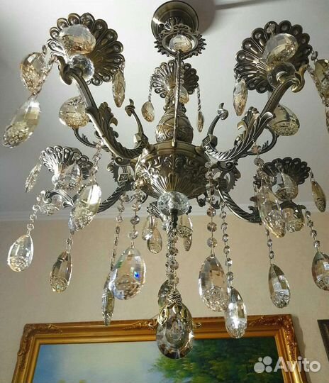 Люстра потолочная хрустальная новая/326577/5
