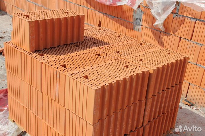 Керамический блок 44 Поротерм с завода
