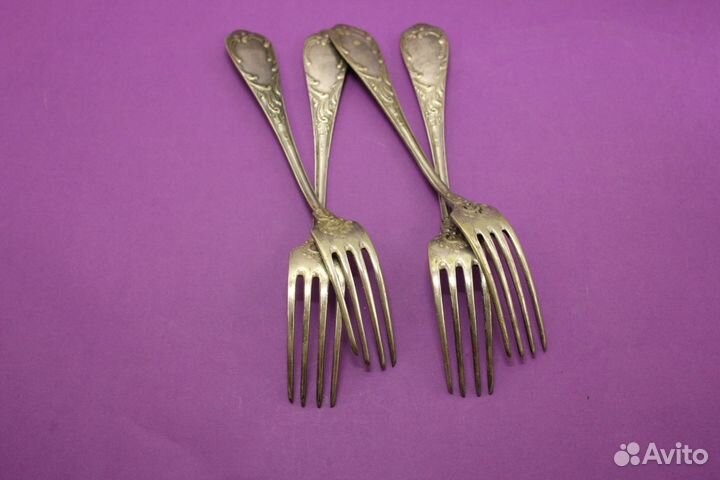 Ложки СССР Мельхиор. Серебрение