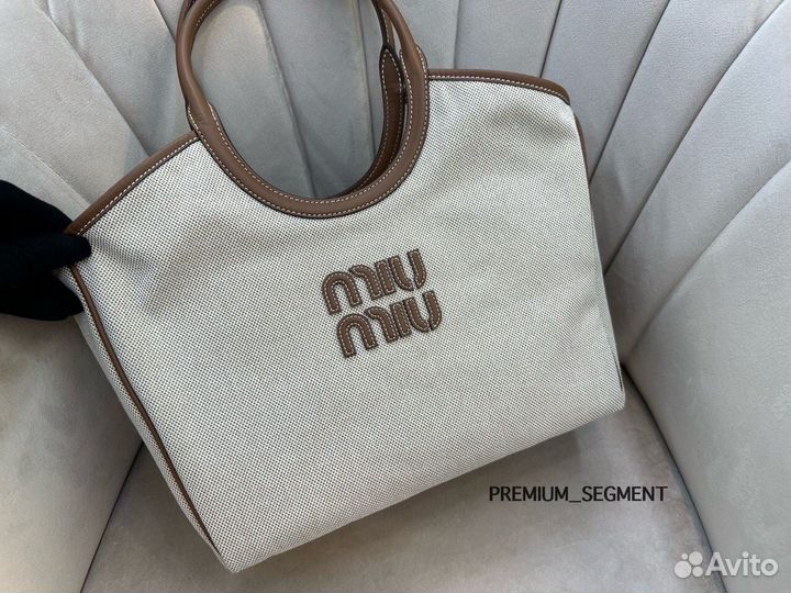 Cумка Miu Miu холщевая