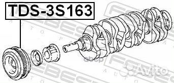 Шкив коленвала 3SFE/4SFE/5SFE/5sfne TDS3S163