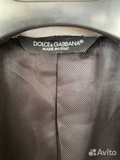 Костюм серый Dolce Gabbana