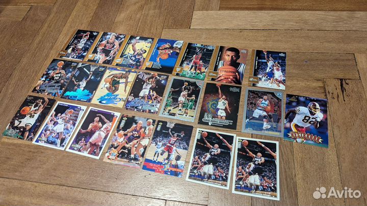 Баскетбольные бейсбольные карточки 58шт. коллекция
