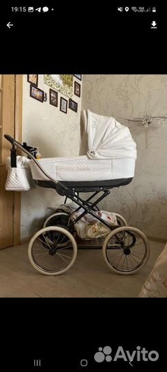 Коляска 2 в 1 эко кожа