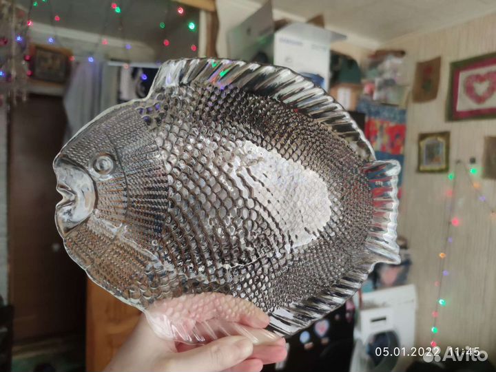 Блюдо рыба Pasabahce селедочница