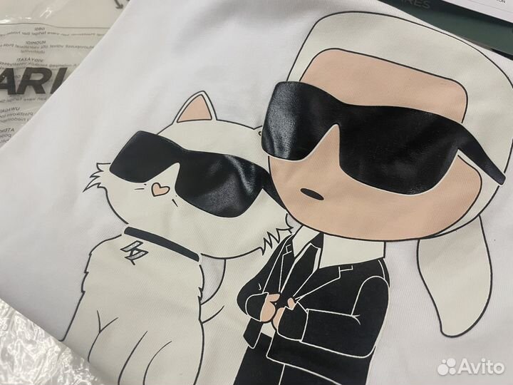 Футболка белая Karl lagerfeld