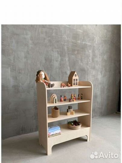 Стеллаж, гардероб, книжная полка монтессори