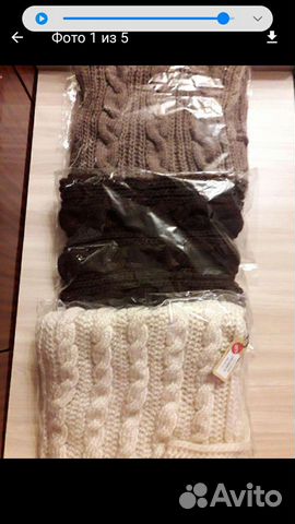 Новые шарф-снуды Россия