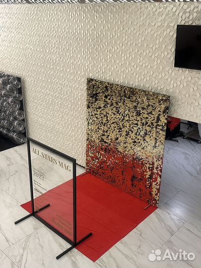 Фотозона из пайеток