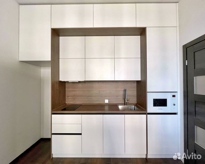 Компактная кухня/ кухня на заказ в студию/ кухня