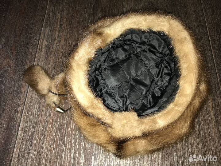 Шапка норковая женская