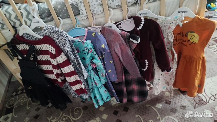 Платья и кофты пакетом на девочку 104 + куртка
