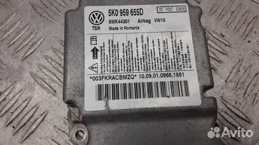 Блок управления airbag skoda yeti 1 (4SV08OQ01)