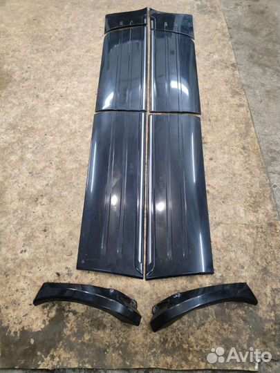 Накладки дверей (Листва) Крайслер Гранд Вояджер 4