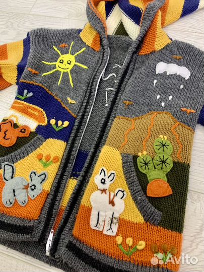 Кофта вязаная ручной работы