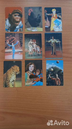 Календари карманные цирк