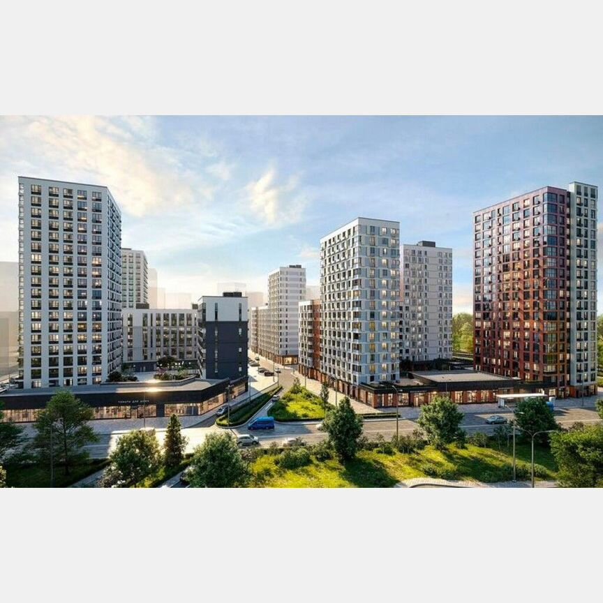 1-к. квартира, 44,4 м², 2/21 эт.