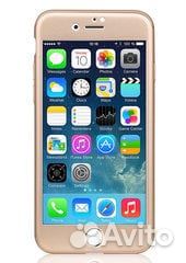 Чехол-Защита со всех сторон на iPhone 6/6s +Стекло