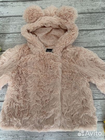 Шубка для девочки 80 демисезонная