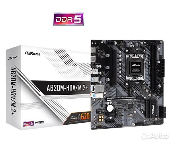 Материнская плата Asrock A620M-HDV/M.2