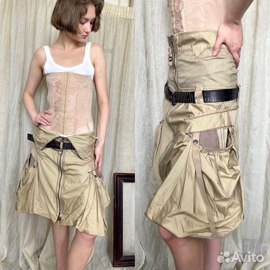 Marithe francois girbaud юбка винтаж