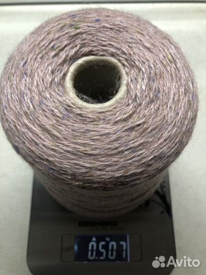Итальянская бобинная пряжа, смесовка с кашемиром