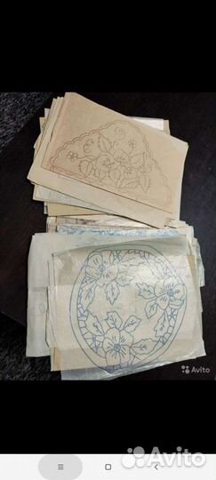 Вышивка Ришелье. Схемы для салфеток и скатертей