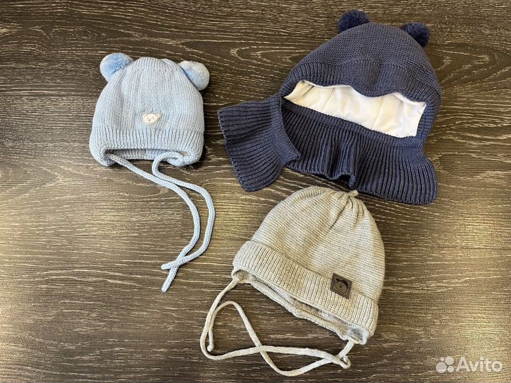 Шапки и носки для новорожденных