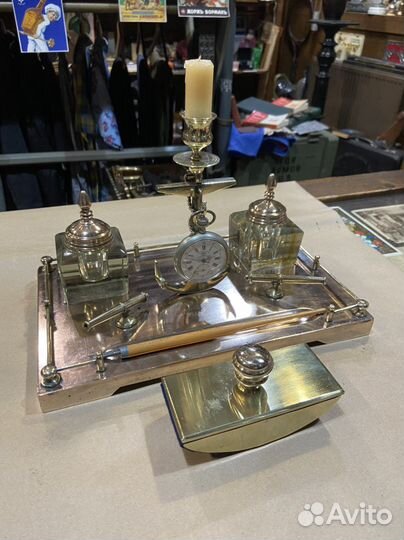 Антикварный письменный прибор, царская Россия риф