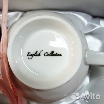 Чайный сервиз, чистый фарфор