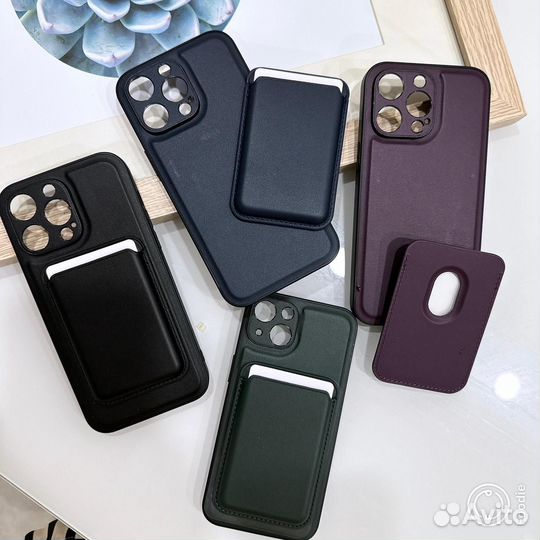 Чехлы для iPhone, MagSafe в комплекте с кошельком