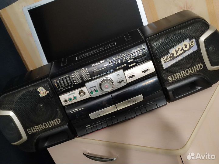 Магнитофон двухкассетный Sharp