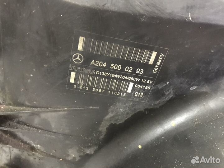 Касета радиаторов OM642 Мерседес