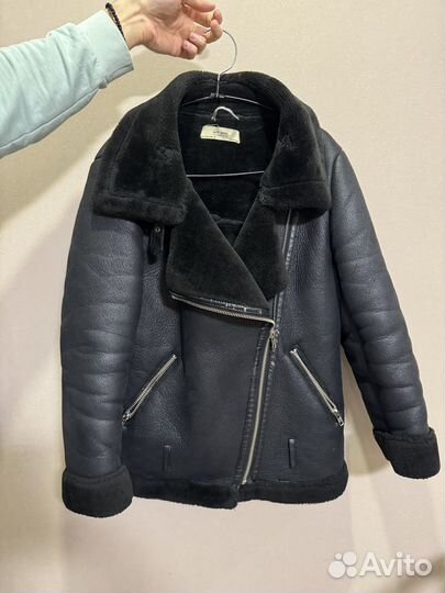 Дубленка авиатор женская пилот