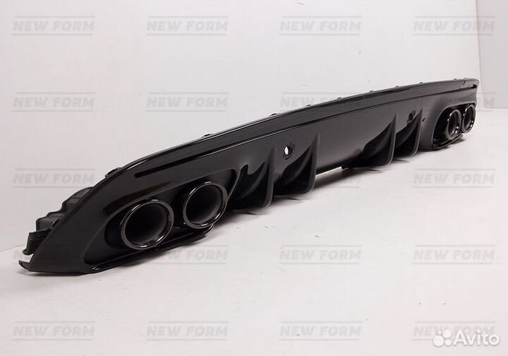 Диффузор с насадками 43 AMG Mercedes C205