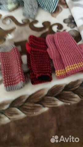 Вязанные вещи ручной работы следки носки варежки