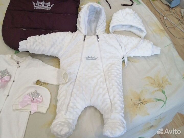 Комплект на выписку для девочки весна-осень